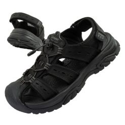Buty sportowe męskie sandały Grisport. Czarne buty trekkingowe męskie Grisport, z materiału, bez zapięcia, trekkingowe. Za 188.00 zł.