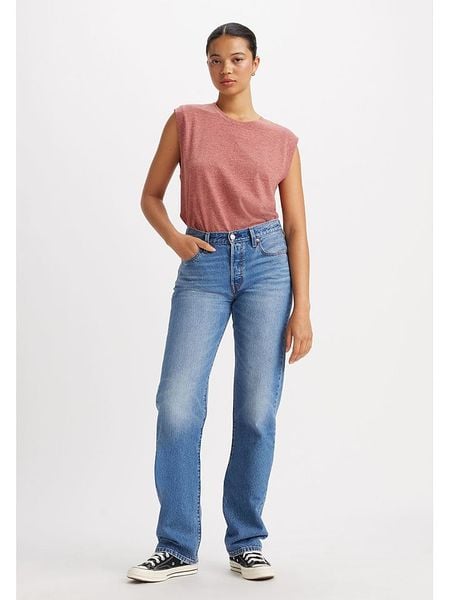 Levi's Dżinsy - Comfort fit - w kolorze błękitnym rozmiar: W27/L30. Niebieskie jeansy damskie Levi's. Za 243.06 zł.