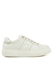 Tommy Hilfiger Sneakersy Low Cut Lace-Up Sneaker T3A9-33745-1439 S Biały. Białe buty sportowe dziewczęce Tommy Hilfiger, bez wzorów, ze skóry, bez zapięcia. Za 219.99 zł.