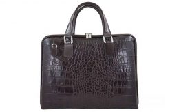 Torba na laptopa skórzana BARBERINI'S 118/1-11 c. brązowa. Brązowe torby na laptopa damskie Barberinis, bez wzorów, ze skóry, z tłoczeniem. Za 359.99 zł.