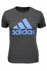 Koszulka damska adidas Loungewear Essentials Logo Tee. Szare t-shirty damskie Adidas, m, bez wzorów, z bawełny, bez kołnierzyka. Za 105.99 zł.