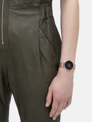 Liebeskind Zegarek kwarcowy w kolorze różowozłoto-czarnym rozmiar: onesize. Czarne, analogowe zegarki damskie Liebeskind, ze stali. Za 260.99 zł.