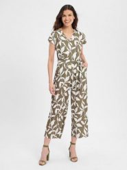 More & More Kombinezon Kobiety zielony, 34. Zielone kombinezony damskie MORE & MORE, na lato, bez wzorów, z materiału, eleganckie, bez kołnierzyka, bez ramiączek. Za 329.95 zł.