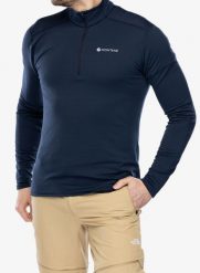 Bluza z zamkiem 1/2 Montane Protium Lite Pull-On. Niebieskie bluzy bez kaptura męskie Montane, m, z materiału. Za 279.99 zł.