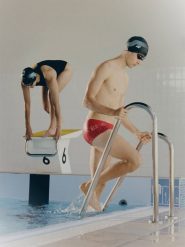 4F Kąpielówki męskie - czerwone XL. Czerwone kąpielówki męskie 4f, m, bez wzorów, na fitness i siłownię. Za 69.99 zł.