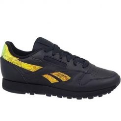 Buty do chodzenia damskie Reebok Classic Leather. Czarne obuwie do biegania damskie Reebok, reebok classic. Za 356.00 zł.