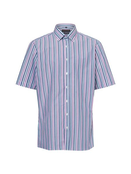 Finshley & Harding koszula biznesowa - Easy Care Mężczyźni Modern Fit Bawełna różowy|biały|wielokolorowy, 40. Białe koszule męskie Finshley & Harding, m, bez wzorów, z bawełny, bez kołnierzyka, bez ramiączek. Za 139.95 zł.