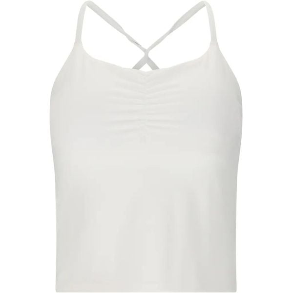 Damski tank top Athlecia Ashly. Białe topy sportowe damskie Athlecia, bez wzorów, z materiału, bez ramiączek. Za 222.50 zł.