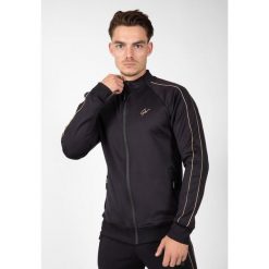 Bluza fitness męska Gorilla Wear Wenden Track Jacket. Czarne bluzy bez kaptura męskie GORILLA WEAR, m. Za 309.00 zł.