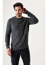 Garcia Sweter w kolorze antracytowym rozmiar: XXL. Czarne swetry męskie Garcia, xxl, bez wzorów, z bawełny, bez kołnierzyka. Za 114.40 zł.