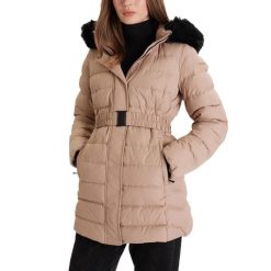 Kurtka GEOX W5626G T3152 Rose. Czerwone kurtki damskie Geox, bez wzorów, z syntetyku, bez kaptura. Za 1,205.04 zł.