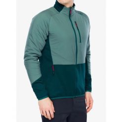 Kurtka hybrydowa męska CMP Orbix. Zielone kurtki męskie CMP, m, bez wzorów, sportowe, bez kaptura. Za 472.49 zł.