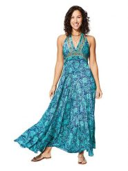 Ipanima Sukienka w kolorze niebiesko-turkusowym rozmiar: 34-40. Niebieskie sukienki damskie Ipanima, bez wzorów, klasyczne, z asymetrycznym kołnierzem, bez ramiączek, maxi, asymetryczne. Za 78.99 zł.