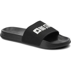 Czarne Klapki Big Star Męskie Wodoodporne Buty. Czarne klapki i japonki męskie Big Star, ze skóry. Za 79.99 zł.