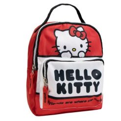 Plecak szkolny Hello Kitty Czerwony. Czerwone plecaki damskie hello kitty, bez wzorów. Za 89.75 zł.