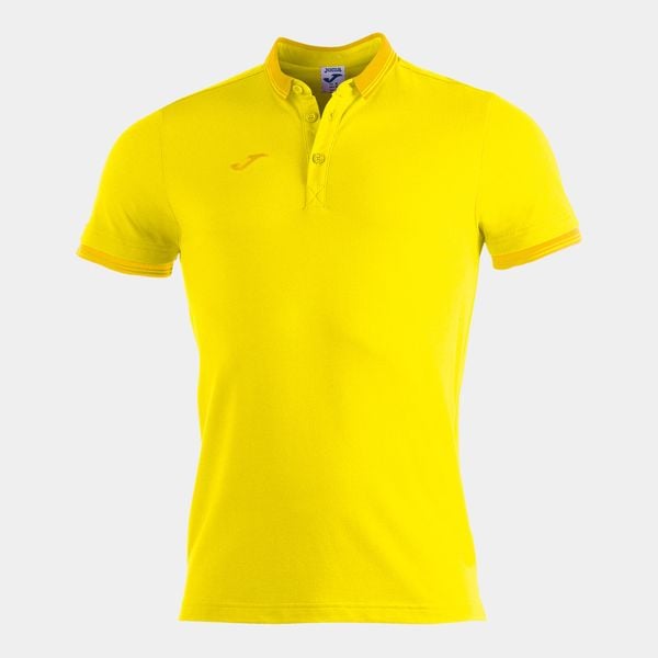 Koszulka polo do tenisa męska Joma Bali II. Żółte koszulki polo męskie Joma, m, bez wzorów, z bawełny, bez ramiączek. Za 211.00 zł.