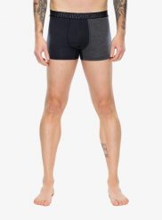 Bokserki termoaktywne męskie Ortovox 150 Essential Trunks. Czarne bokserki męskie ORTOVOX, bez wzorów, z elastanu. Za 175.99 zł.