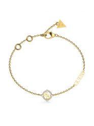 Guess Bransoletka JUBB04 644JW Złoty. Żółte bransoletki damskie Guess, metalowe. Za 179.99 zł.