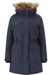 Parka damska z kapturem Whistler Bluff 10000. Niebieskie parki damskie WHISTLER, bez wzorów, z poliesteru. Za 596.00 zł.
