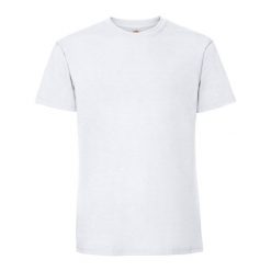 Męska Koszulka Iconic Premium Ringspun Cotton T-shirt. Białe t-shirty męskie Fruit of the Loom, m, bez wzorów, bez kołnierzyka. Za 28.99 zł.