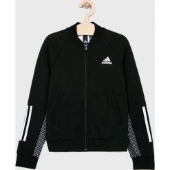 Adidas Performance - Bluza 140-170 cm. Czarne bluzy bez kaptura męskie adidas Performance, z bawełny. Za 199.90 zł.