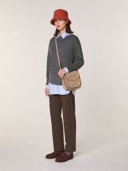 Rodier Wełniany sweter w kolorze szarym rozmiar: S. Szare swetry klasyczne damskie Rodier, s, z wełny, bez kołnierzyka. Za 295.99 zł.