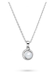 S.Oliver Srebrny naszyjnik z elementami ozdobnymi - dł. 45 cm rozmiar: onesize. Szare naszyjniki damskie S.Oliver, srebrne. Za 173.99 zł.