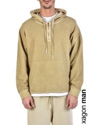 Xagon Man Bluza | P2108 1J 21005 | Mężczyzna | Beżowy. Brązowe bluzy z kapturem męskie Xagon, m, z bawełny. W wyprzedaży za 249.00 zł.