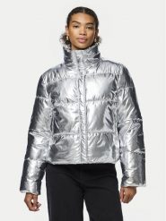 Pieces Kurtka zimowa Namie 17151539 Srebrny Regular Fit. Szare kurtki damskie Pieces, na zimę, s, bez wzorów, z syntetyku, bez kaptura. Za 219.99 zł.
