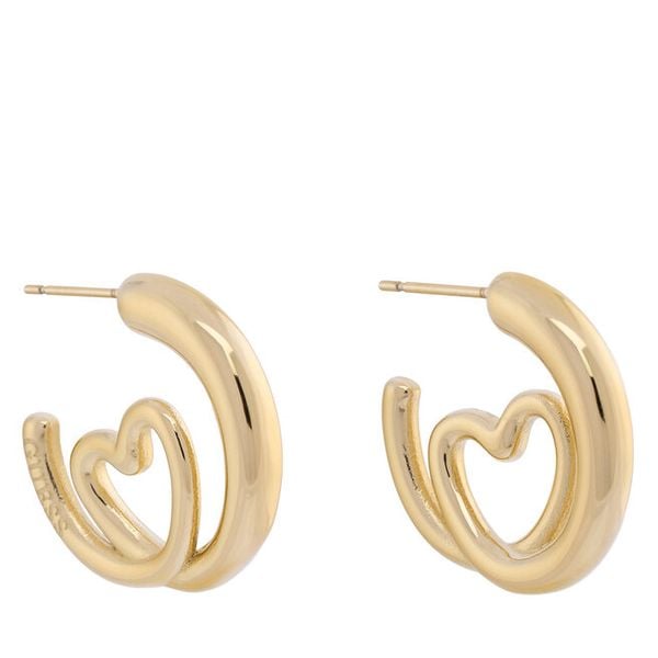 Kolczyki Guess. Żółte kolczyki damskie Guess, złote. Za 129.99 zł.