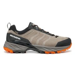 Buty trekkingowe dla dorosłych SCARPA Rush Trail GTX. Brązowe buty trekkingowe męskie Scarpa, z gore-texu, bez zapięcia, trekkingowe, gore-tex. Za 959.10 zł.