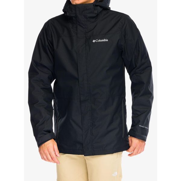Kurtka 3w1 Columbia Hikebound II Interchange Jacket. Czarne kurtki damskie Bridgedale, m, bez wzorów, sportowe, bez kaptura. Za 703.49 zł.