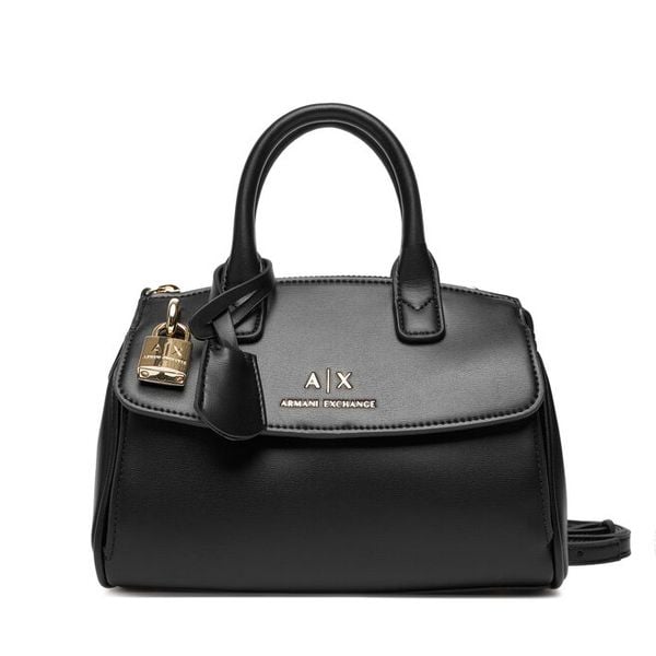 Torebka Armani Exchange. Czarne torebki klasyczne damskie Armani Exchange, bez wzorów, bez dodatków. Za 619.99 zł.
