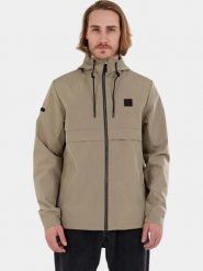 Kurtka przejściowa męska Fundango Clayton. Brązowe kurtki męskie Fundango, m, z aplikacjami, z materiału, casualowe, bez kaptura. Za 399.00 zł.