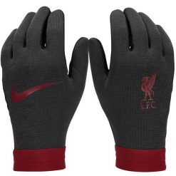 Rękawiczki Męskie Nike Liverpool FC Thermafit. Czarne rękawiczki dziecięce Nike, bez wzorów. Za 163.75 zł.