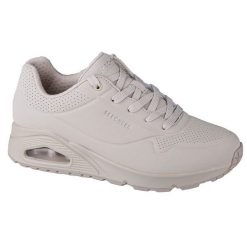 Buty sportowe Sneakersy damskie, Skechers Uno-Stand on Air. Białe buty sportowe na co dzień damskie Skechers, bez wzorów, z materiału, trekkingowe. Za 349.99 zł.