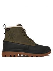 Palladium Trapery Pampa Duck Wl Wp+ 79547-325-M Zielony. Zielone buty zimowe męskie Palladium, z materiału, bez zapięcia. Za 699.99 zł.