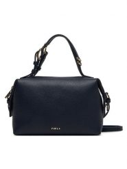 Furla Torebka Double Mini WE00870 BX3036 KH 4852S Granatowy. Niebieskie torebki klasyczne damskie Furla, bez wzorów, ze skóry, bez dodatków. Za 1,179.00 zł.