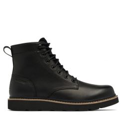Kozaki Sorel. Czarne buty zimowe męskie Sorel, bez zapięcia. Za 609.99 zł.