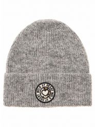 Zwillingsherz Czapka "Wild at Heart" w kolorze szarym rozmiar: onesize. Szare czapki zimowe damskie Zwillingsherz, z materiału. Za 134.53 zł.