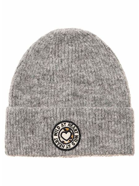 Zwillingsherz Czapka "Wild at Heart" w kolorze szarym rozmiar: onesize. Szare czapki zimowe damskie Zwillingsherz, z materiału. Za 134.53 zł.