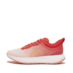 Damskie buty do biegania z siateczki FitFlop FFrunner Ombre-Edition. Białe obuwie do biegania damskie FIT FLOP. Za 863.00 zł.