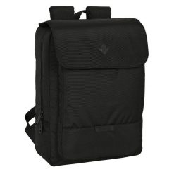 Plecak na Laptopa Real Betis Balompié Czarny. Czarne plecaki damskie MBRANDS, bez wzorów. Za 258.20 zł.