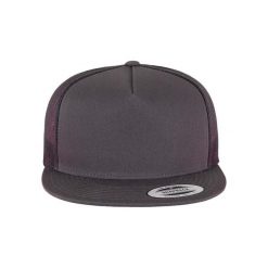 Czapka Flexfit Classique Trucker. Brązowe czapki męskie FLEXFIT, bez wzorów, z bawełny. Za 52.70 zł.