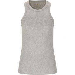 Damski tank top Athlecia Lenga. Szare topy damskie Athlecia, bez wzorów, bez ramiączek. Za 176.50 zł.