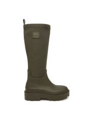 Calvin Klein Kalosze Rainboot High Rubber Neo HW0HW03180 Zielony. Zielone kalosze damskie CALVIN KLEIN, bez wzorów, z syntetyku. Za 529.99 zł.