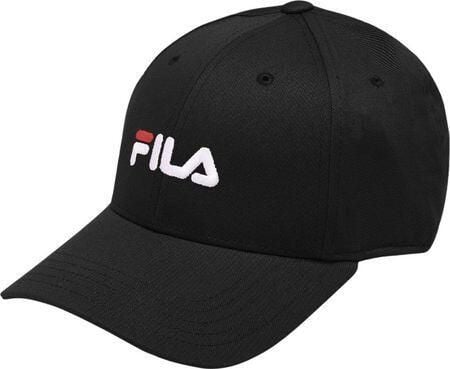 Czapka z logo liniowym - pasek z tyłu Fila Brasov 6 Panel. Białe czapki męskie Fila, bez wzorów, z bawełny. Za 72.99 zł.