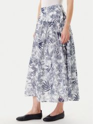 United Colors Of Benetton Spódnica maxi 4ENDD004R Niebieski Relaxed Fit. Niebieskie spódniczki damskie United Colors Of Benetton, s, bez wzorów, z bawełny, maxi. Za 259.99 zł.