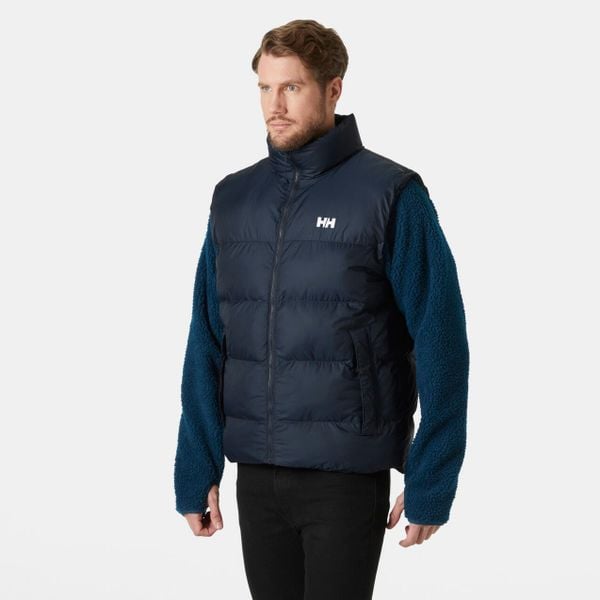 Kurtka puchowa bez rękawów Helly Hansen Active. Niebieskie kurtki męskie Helly Hansen, m, bez wzorów, z puchu, bez kaptura. W wyprzedaży za 620.75 zł.