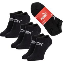 Skarpetki stopki dla dorosłych Puma sneaker. Czarne skarpetki damskie Puma, bez wzorów. Za 64.35 zł.